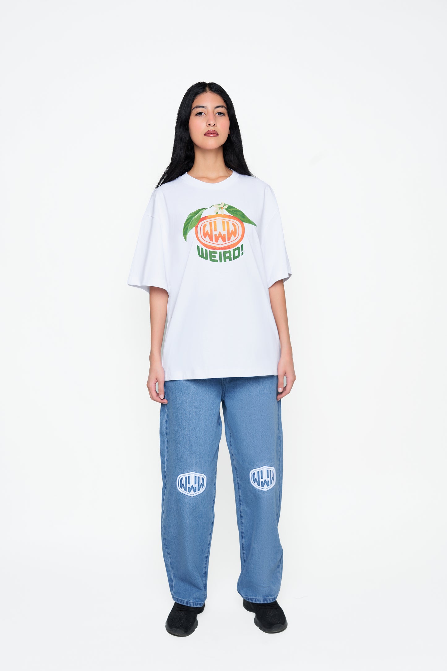 THE WEIRD ORANGE - WHITE - TSHIRT