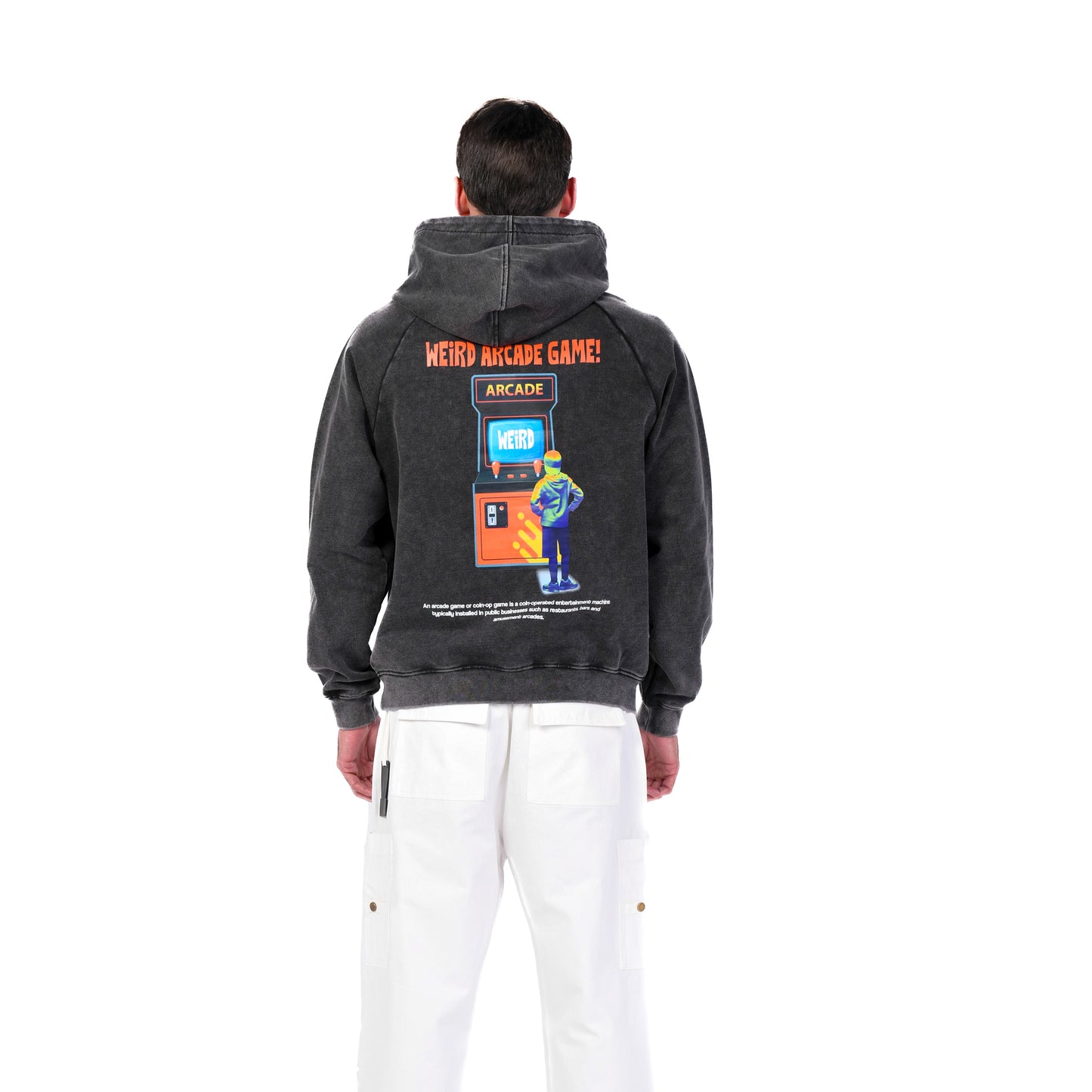 ARCADE GAME - GRAY HOODIE