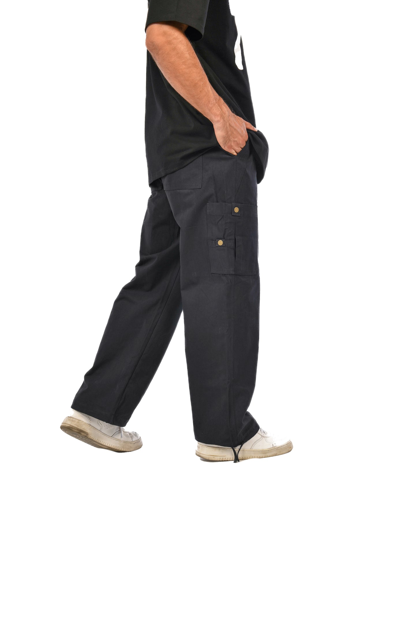 CARGO PANTS - BLACK