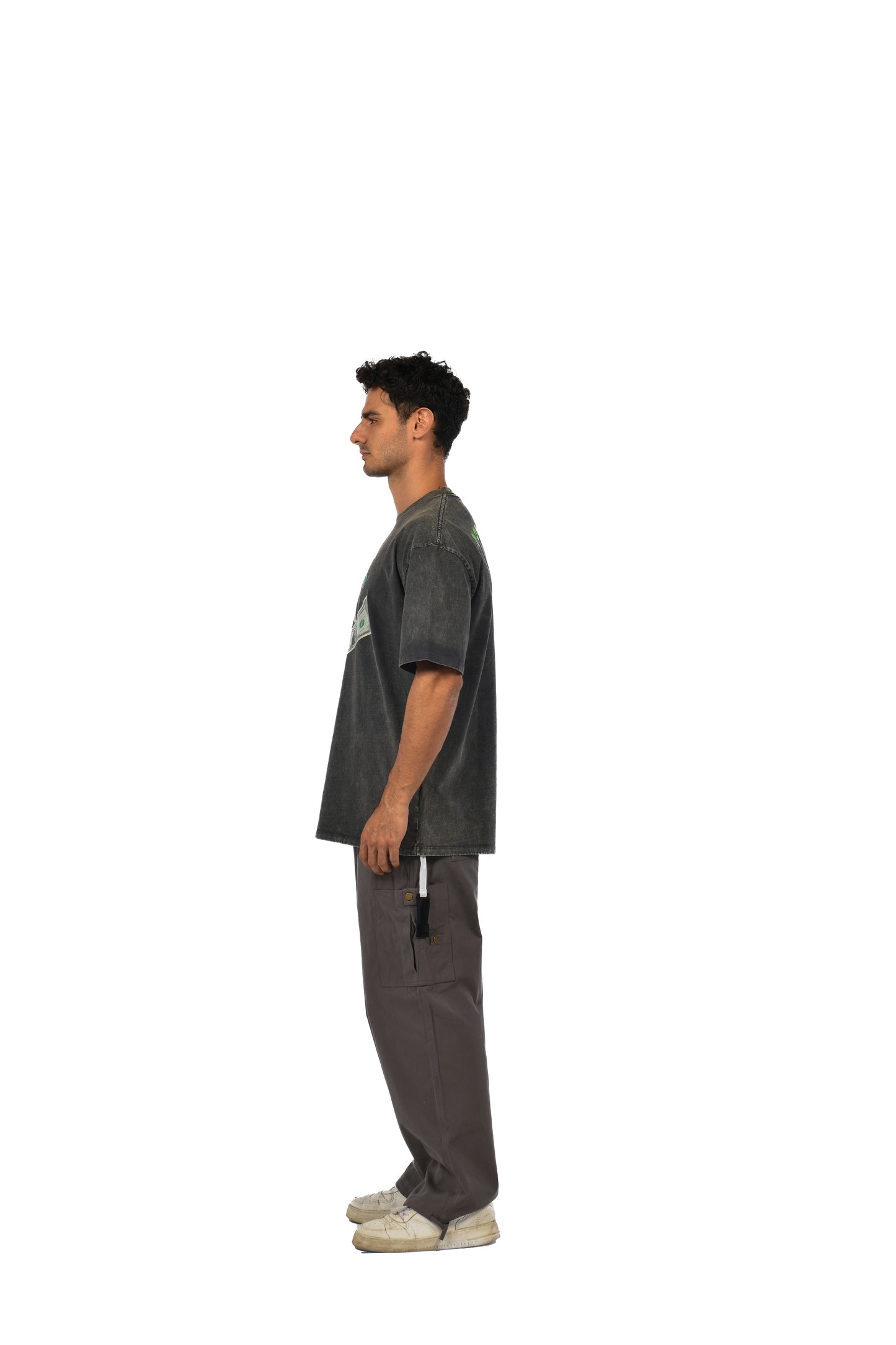 MONEY MAGNET - GRAY - TSHIRT