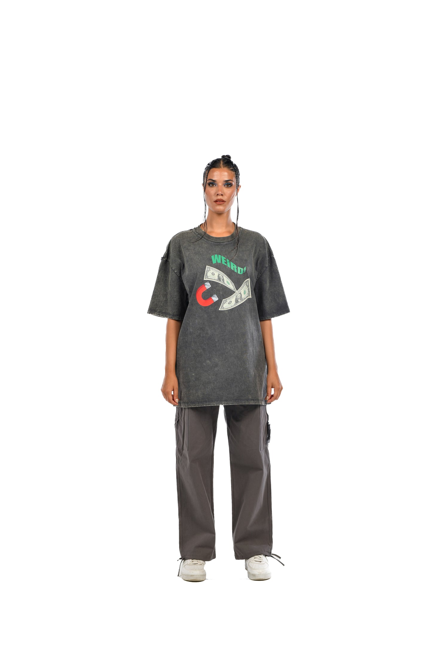 MONEY MAGNET - GRAY - TSHIRT