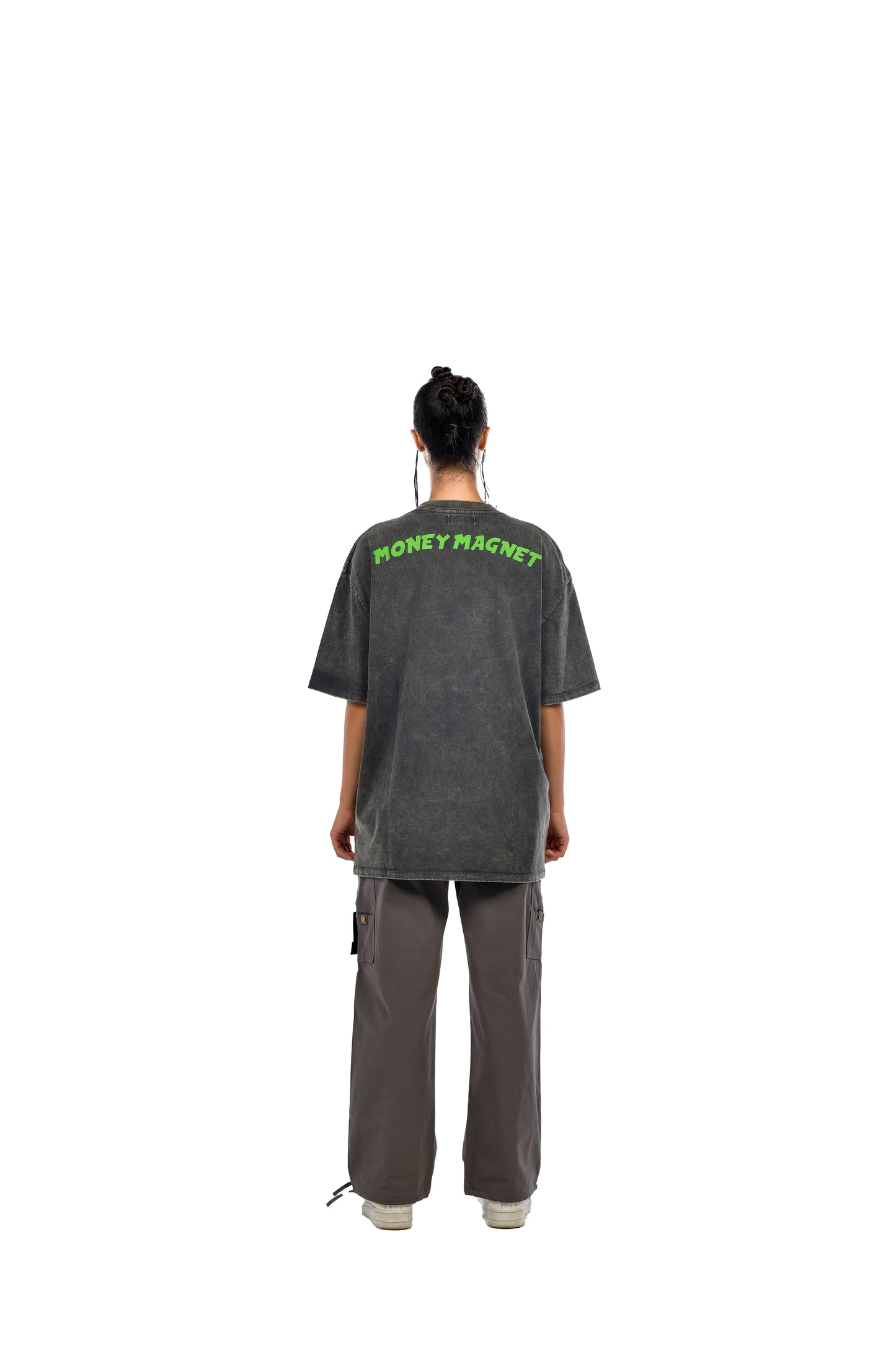 MONEY MAGNET - GRAY - TSHIRT