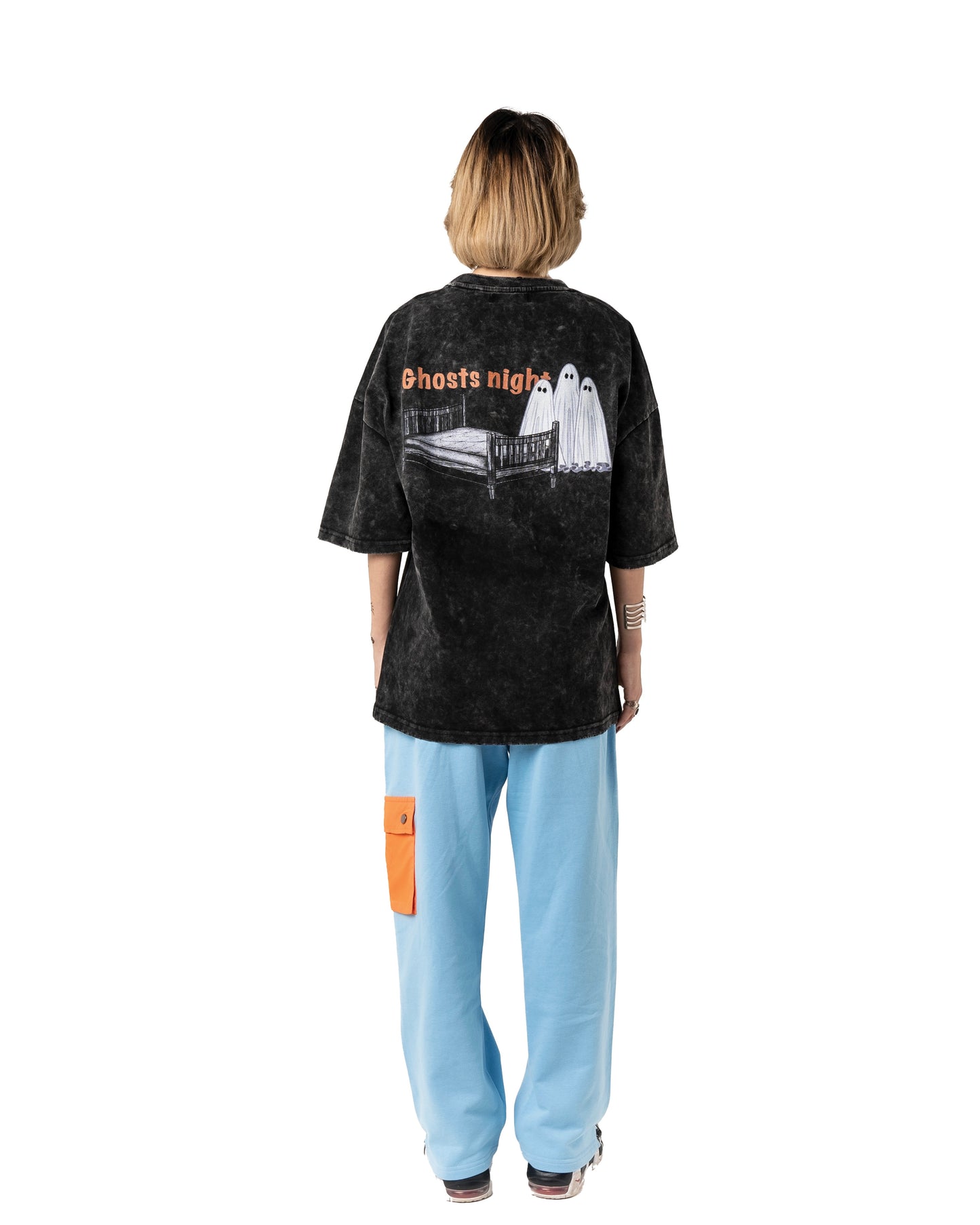 GHOSTS NIGHT BLACK VINTAGE T-SHIRT
