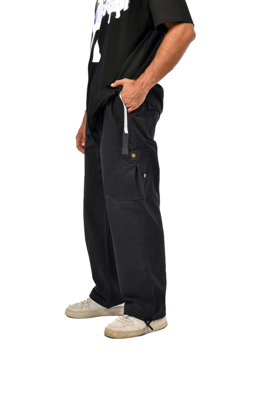 CARGO PANTS - BLACK