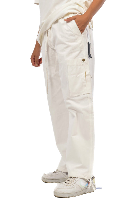 CARGO PANTS - WHITE